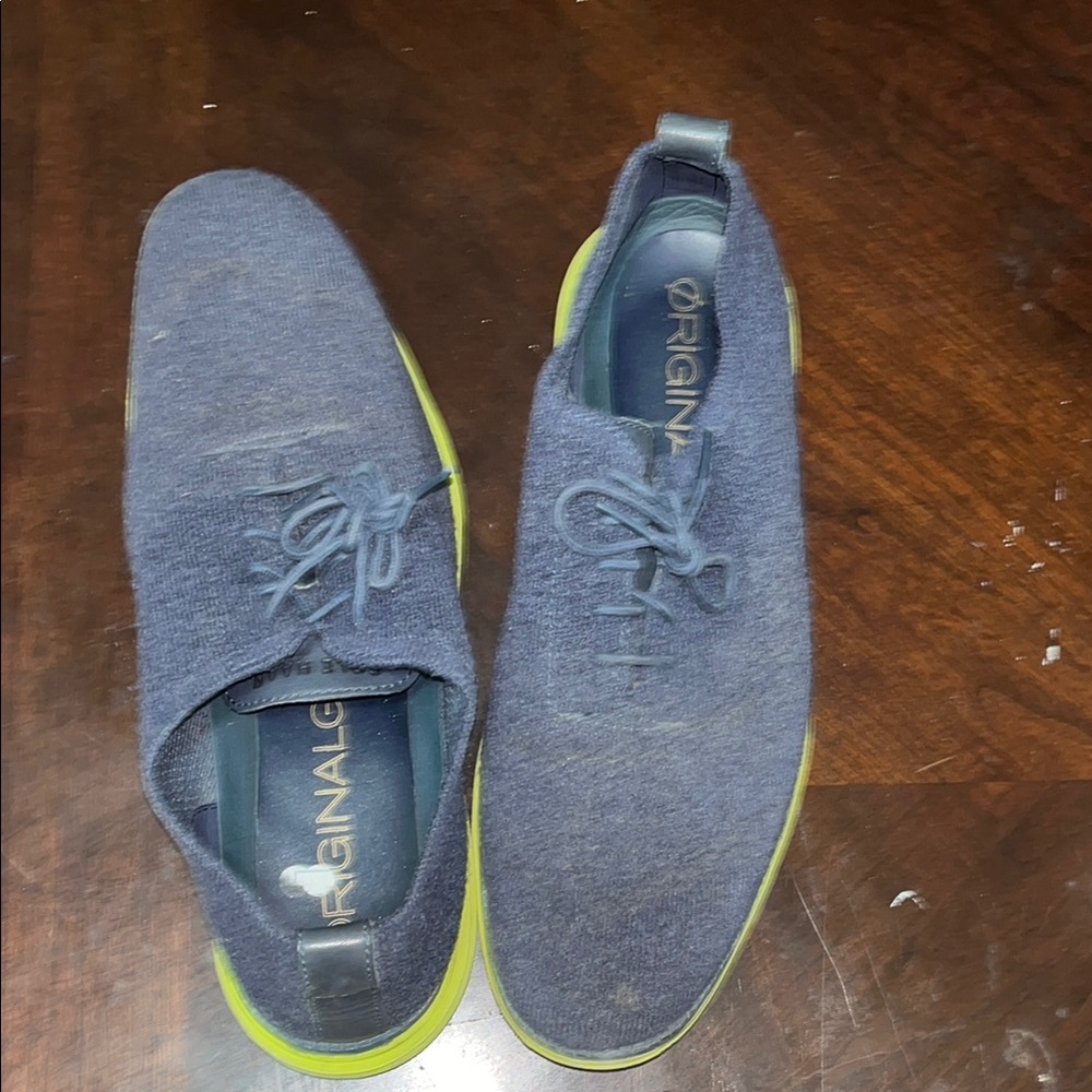 Cole Haan Kids Sneakers in Blue and Neon Yellow